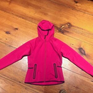 Title Nine Pink Polartec Zip Hoodie Medium